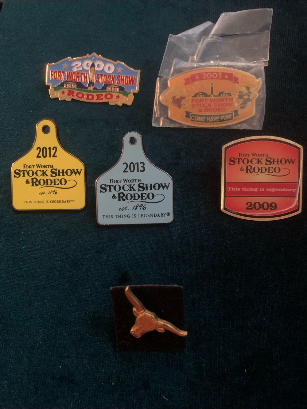 Collectible Fort Worth Stock Show & Rodeo Pin Set